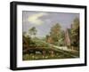 Village Landscape-Pieter Gysels-Framed Giclee Print