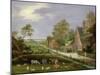 Village Landscape-Pieter Gysels-Mounted Giclee Print