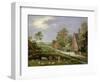 Village Landscape-Pieter Gysels-Framed Giclee Print