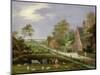 Village Landscape-Pieter Gysels-Mounted Giclee Print