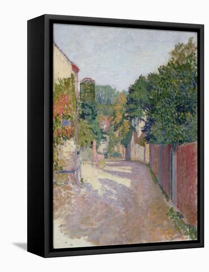 Village Lane-Spencer Frederick Gore-Framed Stretched Canvas