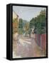 Village Lane-Spencer Frederick Gore-Framed Stretched Canvas