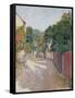 Village Lane-Spencer Frederick Gore-Framed Stretched Canvas