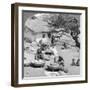 Village Life, India, 1900s-Underwood & Underwood-Framed Giclee Print