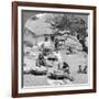 Village Life, India, 1900s-Underwood & Underwood-Framed Giclee Print