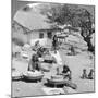 Village Life, India, 1900s-Underwood & Underwood-Mounted Giclee Print