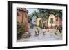 Village Life-Victor Collector-Framed Giclee Print