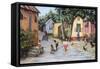 Village Life-Victor Collector-Framed Stretched Canvas