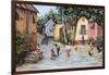 Village Life-Victor Collector-Framed Giclee Print