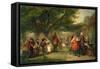 Village Merrymaking-William Powell Frith-Framed Stretched Canvas