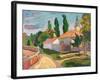 Village Mood, 2008-Marta Martonfi-Benke-Framed Giclee Print