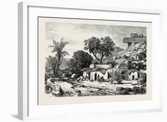 Village Near Assouan, Egypt, 1879-null-Framed Giclee Print