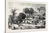 Village Near Assouan, Egypt, 1879-null-Stretched Canvas