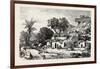 Village Near Assouan, Egypt, 1879-null-Framed Giclee Print