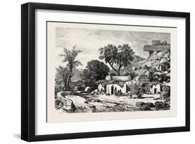 Village Near Assouan, Egypt, 1879-null-Framed Giclee Print