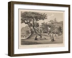 Village Near Napha, Lew Chew, 1855-Wilhelm Joseph Heine-Framed Giclee Print