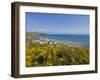 Village of Aberdaron with St. Hywyn's Church and Graveyard, Aberdaron Bay, Gwynedd, North Wales-Neale Clarke-Framed Photographic Print