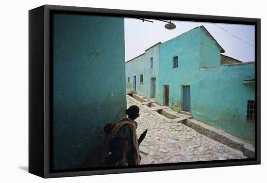 Village of Adua, Tigre Region, Ethiopia-Bruno Barbier-Framed Stretched Canvas