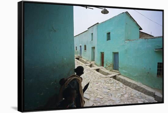 Village of Adua, Tigre Region, Ethiopia-Bruno Barbier-Framed Stretched Canvas