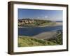 Village of Alnmouth with River Aln Flowing into the North Sea, Near Alnwick, England-Lee Frost-Framed Photographic Print