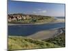 Village of Alnmouth with River Aln Flowing into the North Sea, Near Alnwick, England-Lee Frost-Mounted Photographic Print