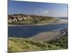 Village of Alnmouth with River Aln Flowing into the North Sea, Near Alnwick, England-Lee Frost-Mounted Photographic Print