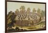 Village of an Indigenous Tribe in Florida-John White-Framed Giclee Print