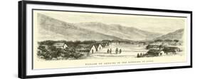 Village of Andajes in the Quebrada of Cuzco-Édouard Riou-Framed Giclee Print