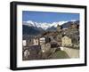 Village of Anyos with the Arcalis Mountains Beyond in Andorra, Europe-Harding Robert-Framed Photographic Print