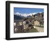 Village of Anyos with the Arcalis Mountains Beyond in Andorra, Europe-Harding Robert-Framed Photographic Print