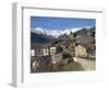 Village of Anyos with the Arcalis Mountains Beyond in Andorra, Europe-Harding Robert-Framed Photographic Print