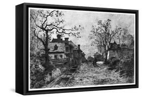 Village of Artemare, C1820-1890-Adolphe Appian-Framed Stretched Canvas