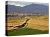 Village of Brinas surrounded by Vineyards, La Rioja Region, Spain-Janis Miglavs-Stretched Canvas