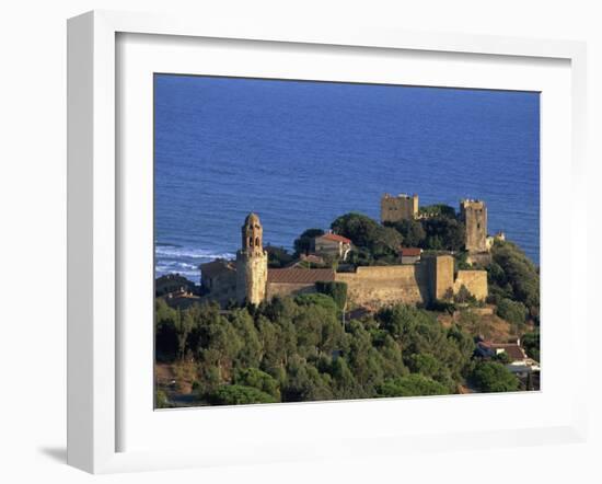 Village of Castigione Della Pescaia, Grossetto Province, Tuscany, Italy, Europe-Morandi Bruno-Framed Photographic Print