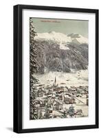 Village of Davos, Switzerland-null-Framed Art Print