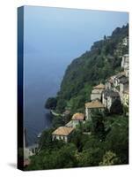 Village of Domaso, Lake Como, Lombardia, Italian Lakes, Italy-Tony Gervis-Stretched Canvas