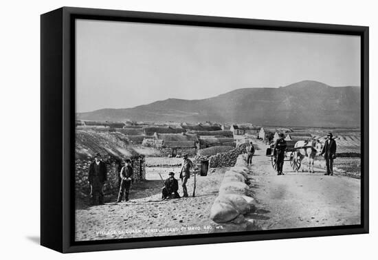 Village of Duagh, Achill Island, County Mayo, Ireland, C.1890-Robert French-Framed Stretched Canvas