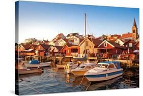 Village of Fjallbacka, Bohuslan Coast, Sweden-Frank Chmura-Stretched Canvas