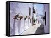 Village of Frigiliana, Malaga Area, Andalucia, Spain-Michael Busselle-Framed Stretched Canvas