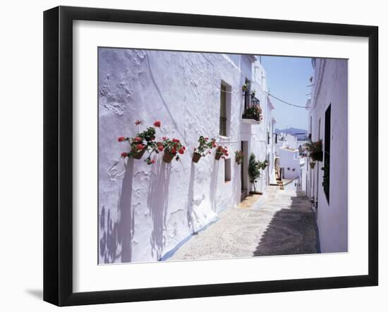 Village of Frigiliana, Malaga Area, Andalucia, Spain-Michael Busselle-Framed Photographic Print