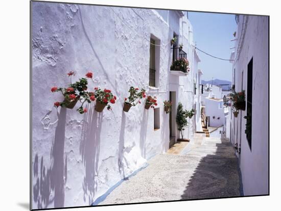 Village of Frigiliana, Malaga Area, Andalucia, Spain-Michael Busselle-Mounted Photographic Print