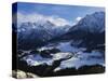 Village of Ftan in the Alps, Engadin, Switzerland-Adam Woolfitt-Stretched Canvas