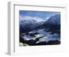 Village of Ftan in the Alps, Engadin, Switzerland-Adam Woolfitt-Framed Photographic Print