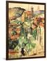 Village of Gardanne, 1885-Paul C?zanne-Framed Giclee Print