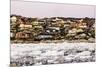 Village of Ilulissat as Seen from the Pack Ice, Disko Bay, Greenland-Fran?oise Gaujour-Mounted Photographic Print