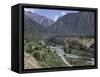 Village of Kacak, Northern Swat Valley, Pakistan-Jack Jackson-Framed Stretched Canvas