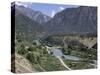 Village of Kacak, Northern Swat Valley, Pakistan-Jack Jackson-Stretched Canvas