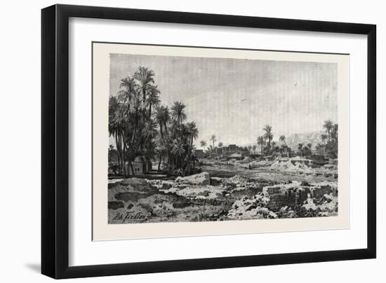 Village of Karnak, Egypt, 1879-null-Framed Giclee Print