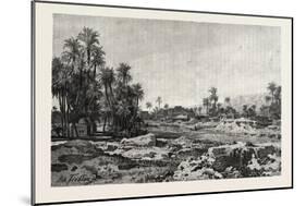 Village of Karnak, Egypt, 1879-null-Mounted Giclee Print