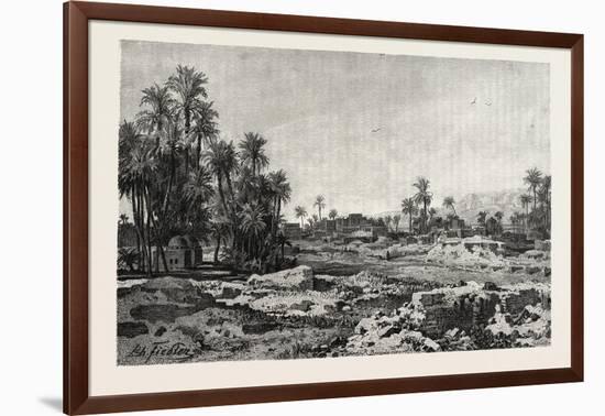 Village of Karnak, Egypt, 1879-null-Framed Giclee Print